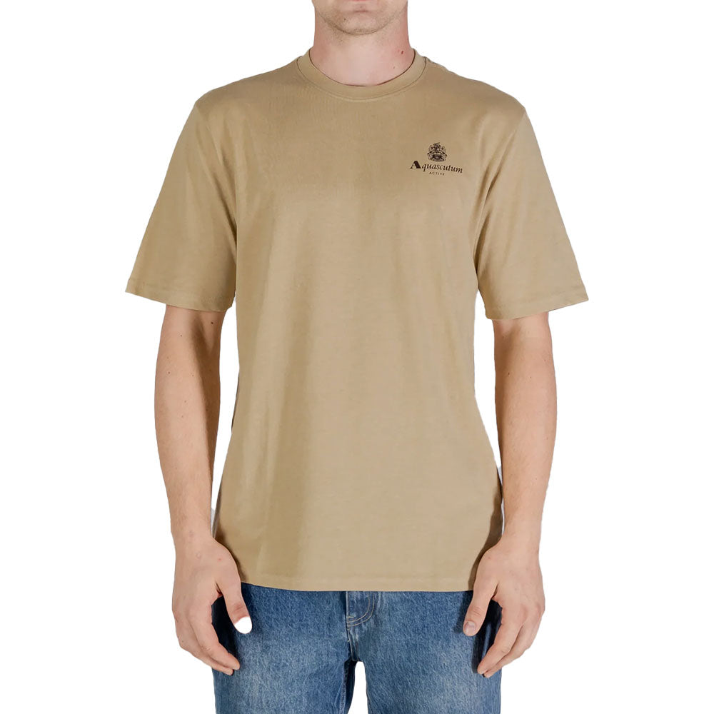 Aquascutum Small Logo T-shirt - Beige