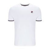 Fila Vintage Caleb Essential T Shirt - White / Navy