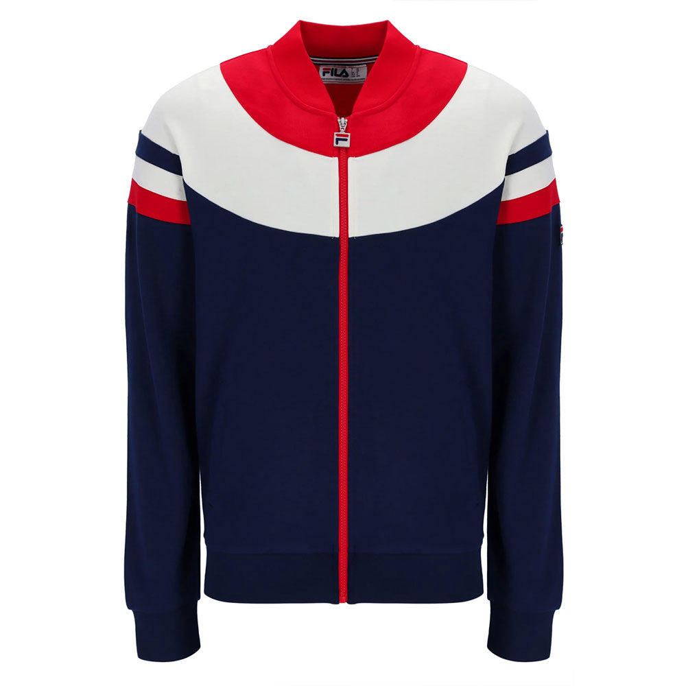 Fila Vintage Donny Track Top - Fila Navy/Red MH001-410D