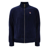 Fila Vintage Velour Eddie Track Jacket - Navy