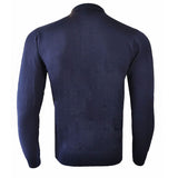 Gabicci Vintage Mens Francesco Polo Collar Sweater  - Navy V00GK08