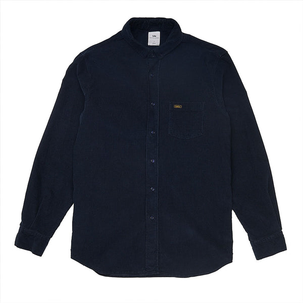 Lois Jeans Corduroy Thomas R Oxford Shirt- Navy