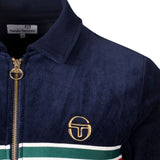 Sergio Tacchini Spencer Velour Track Top Jacket - Maritime Blue