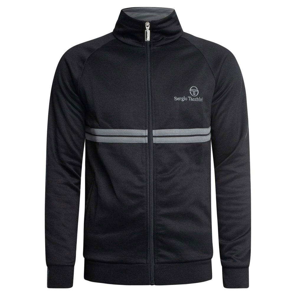 Sergio Tacchini New Dallas Track Jacket - Black/Quiet Shade