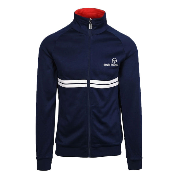 Sergio Tacchini New Dallas Track Top - Maritime Blue/ Adrenaline Rush