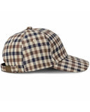 Aquascutum Active Iconic Check Baseball Cap - Beige