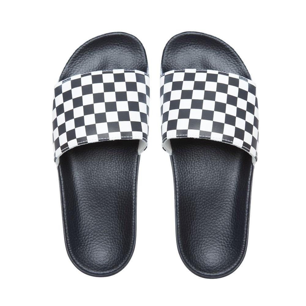 Vans checkerboard two strap cheap slides